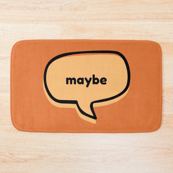 Item preview, Just Say It : Maybe (peach) designed and sold by babyrage.