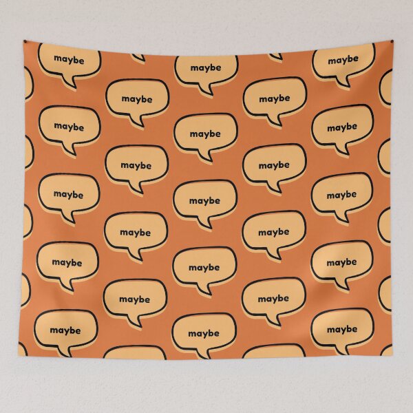 Item preview, Just Say It : Maybe (peach) designed and sold by babyrage.