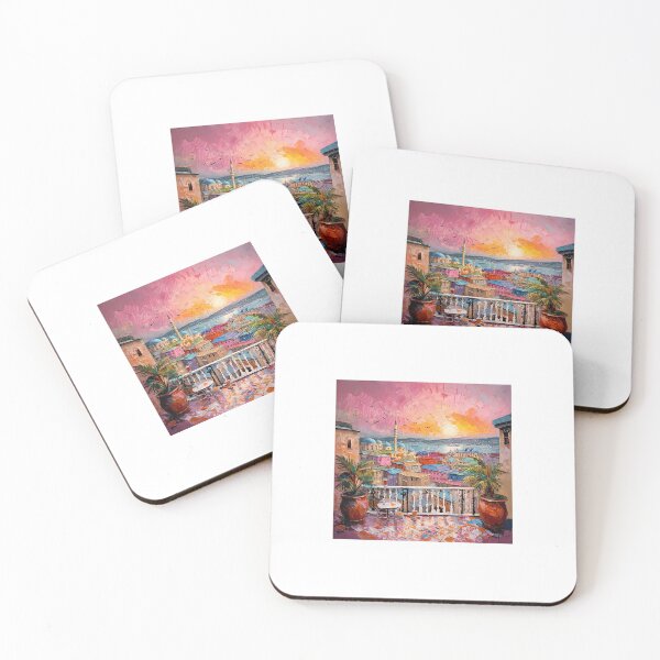 Item preview, Sunset from a terrace in Istanbul designed and sold by MamaHiba.