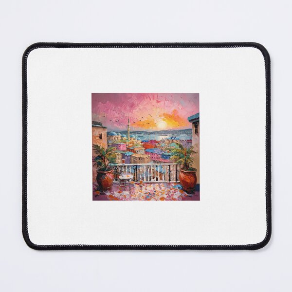 Item preview, Sunset from a terrace in Istanbul designed and sold by MamaHiba.