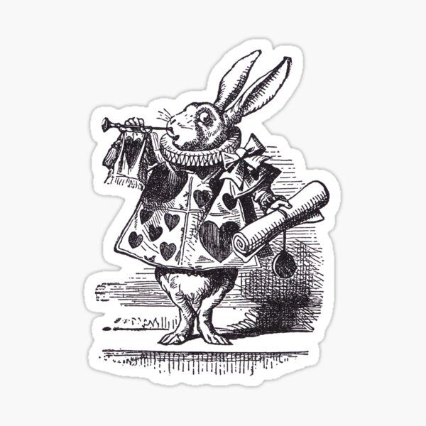 The White Rabbit Sticker