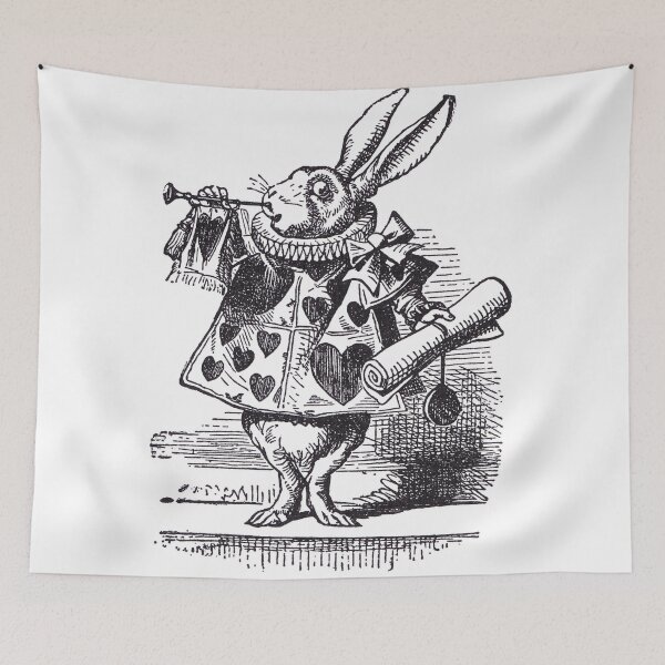Item preview, The White Rabbit designed and sold by Grandma's Graphics.