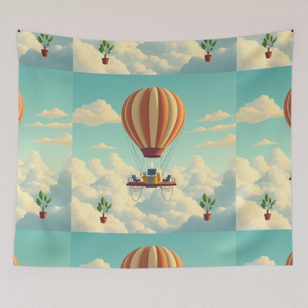 Item preview, Up, Up, and Away: Hot Air Balloon Adventure designed and sold by hjian8219.