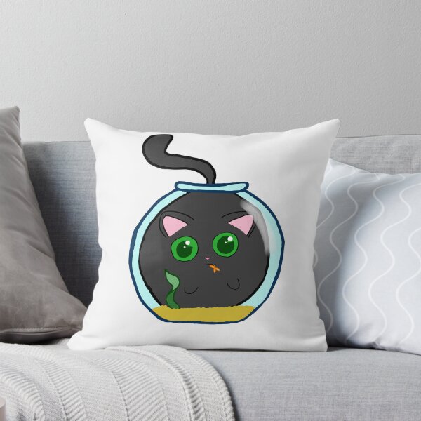 Item preview, Cat in Fish Bowl designed and sold by Joyster-Oyster.