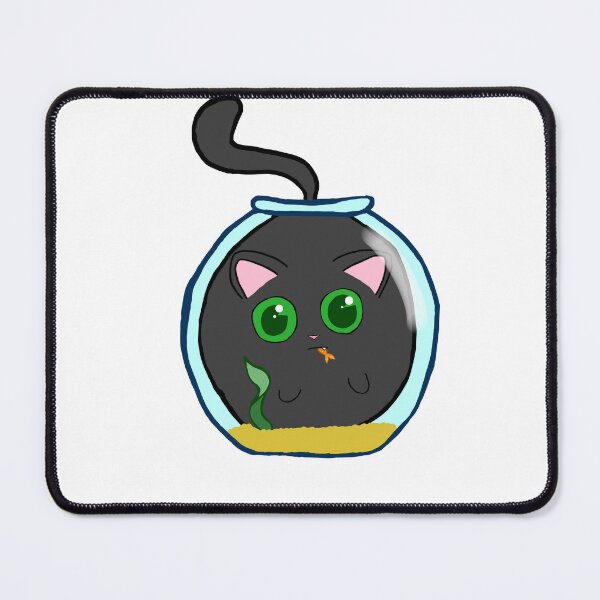 Item preview, Cat in Fish Bowl designed and sold by Joyster-Oyster.