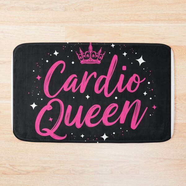 Item preview, An inspirational gym title for women "Cardio Queen" designed and sold by FitandFur.