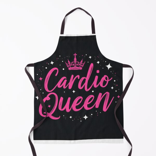 Item preview, An inspirational gym title for women "Cardio Queen" designed and sold by FitandFur.