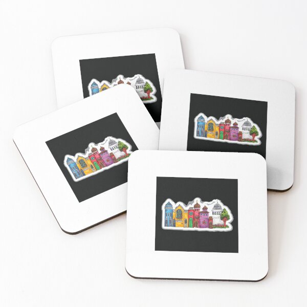 Item preview, Colorful Arabian Buildings designed and sold by MamaHiba.