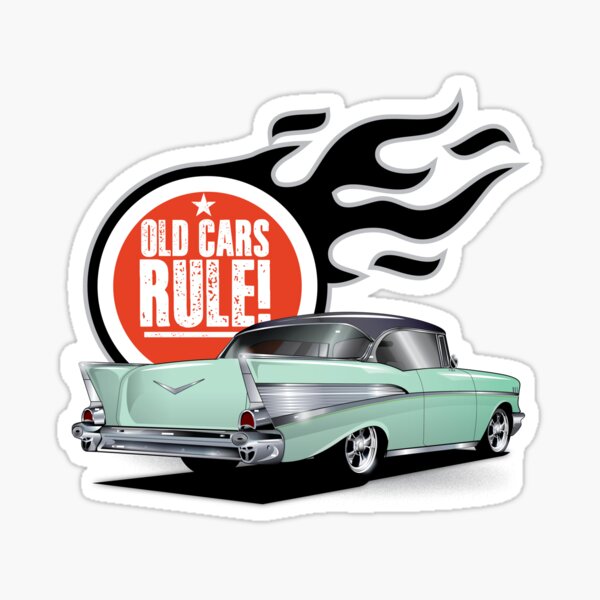 Item preview, Old Cars Rule! 57 Chevy designed and sold by ArtWithImpact.