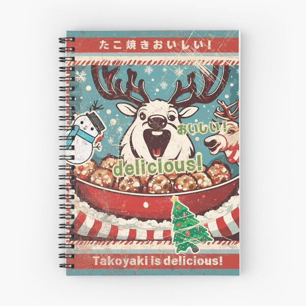 Item preview, A Reindeer Delighted by Christmas Takoyaki designed and sold by siamnekochan.