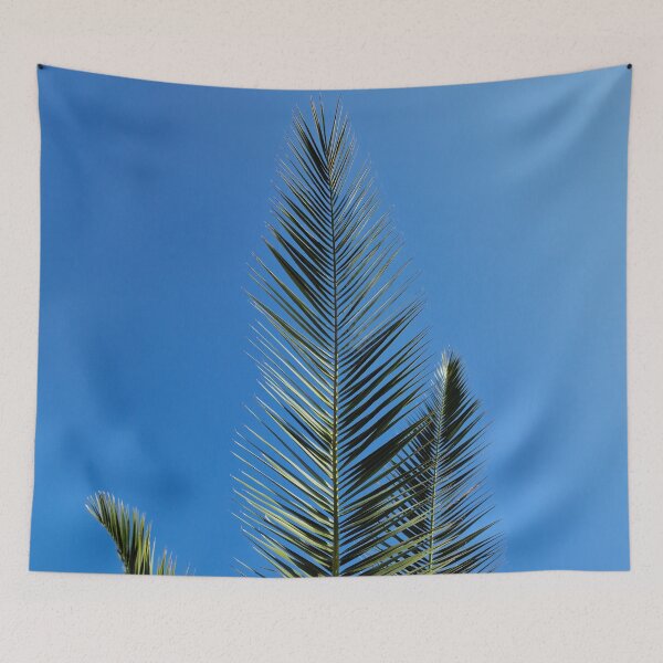 Item preview, Palm Branches, Green Leaves against Blue Sky designed and sold by Gaboro.