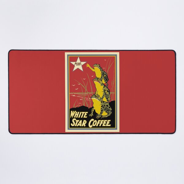 Item preview, Frogs Enjoying White Star Coffee designed and sold by joshcartoonguy.