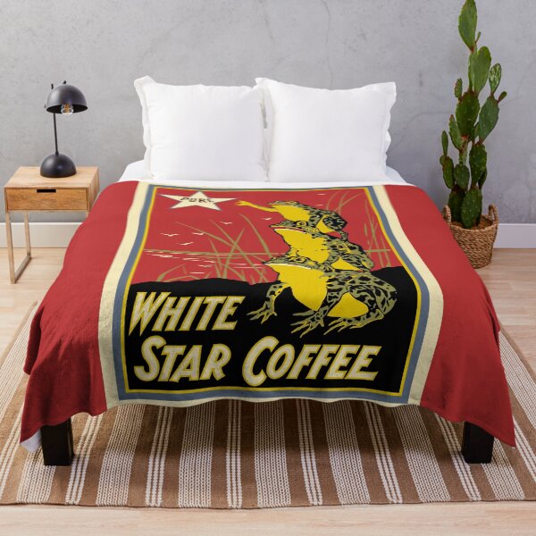 Item preview, Frogs Enjoying White Star Coffee designed and sold by joshcartoonguy.