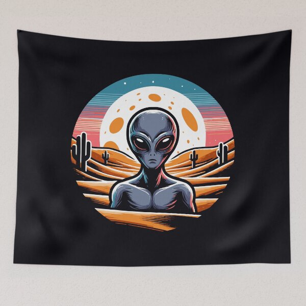 Item preview, Alien Desert Moon designed and sold by roswellboutique.