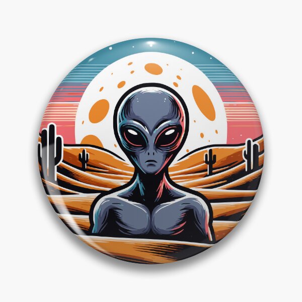 Item preview, Alien Desert Moon designed and sold by roswellboutique.