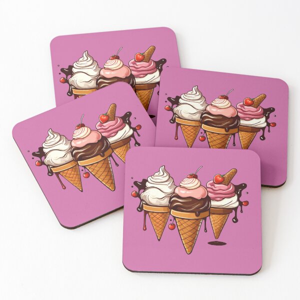 Item preview, Sweet and Cool Ice Cream Cones designed and sold by NiRia Spot.