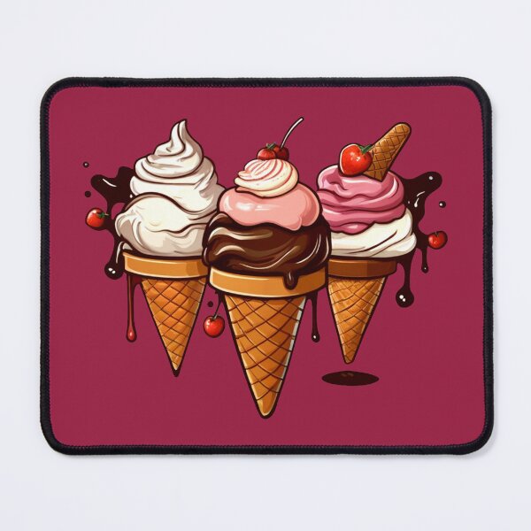 Item preview, Sweet and Cool Ice Cream Cones designed and sold by NiRia Spot.