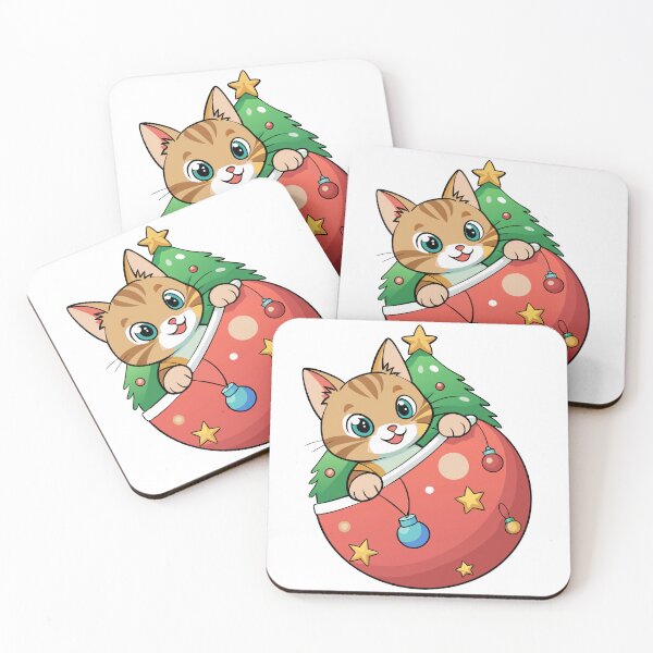 Item preview, Playful Kitten in a Giant Ornament designed and sold by omerfdln34.