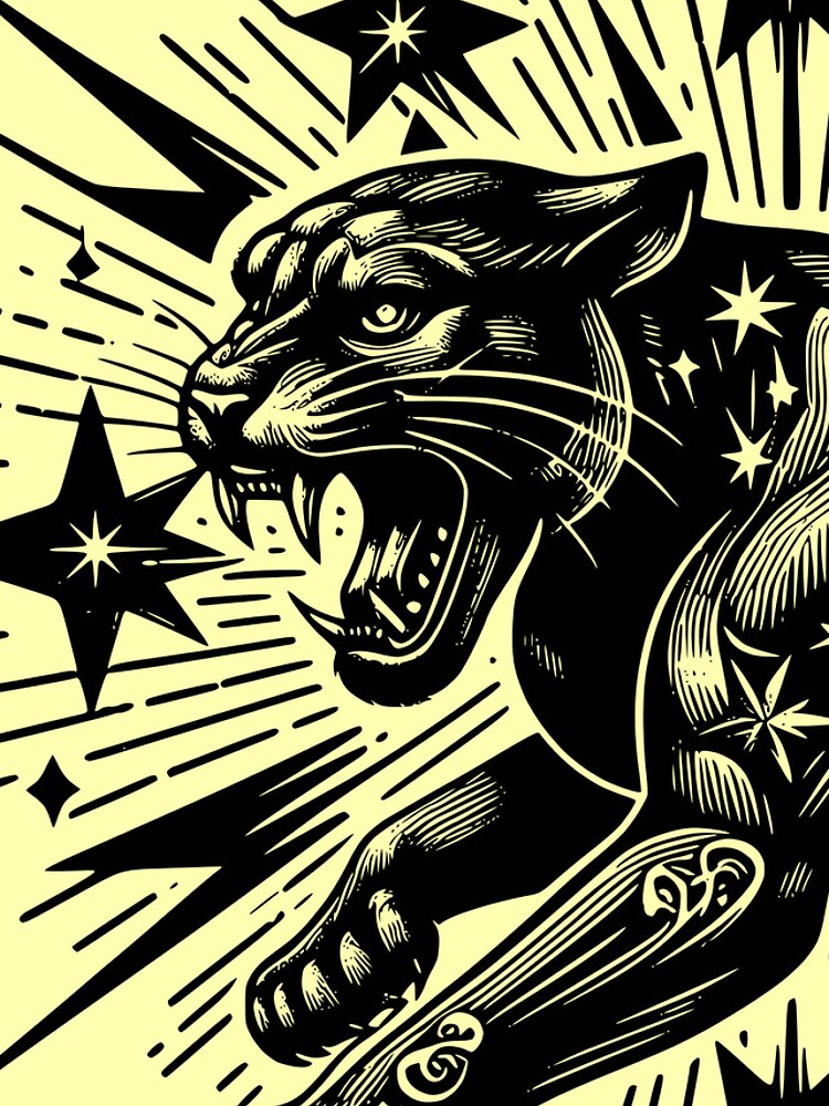 Thumbnail 4 of 4, iPhone Case, Panther  designed and sold by derpfudge.
