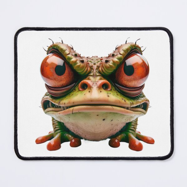 Item preview, Angry frog with with bulging eyes designed and sold by eye_contact.