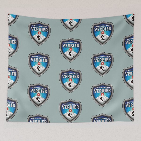 Item preview, Verbier Switzerland ski emblem designed and sold by studioss76.