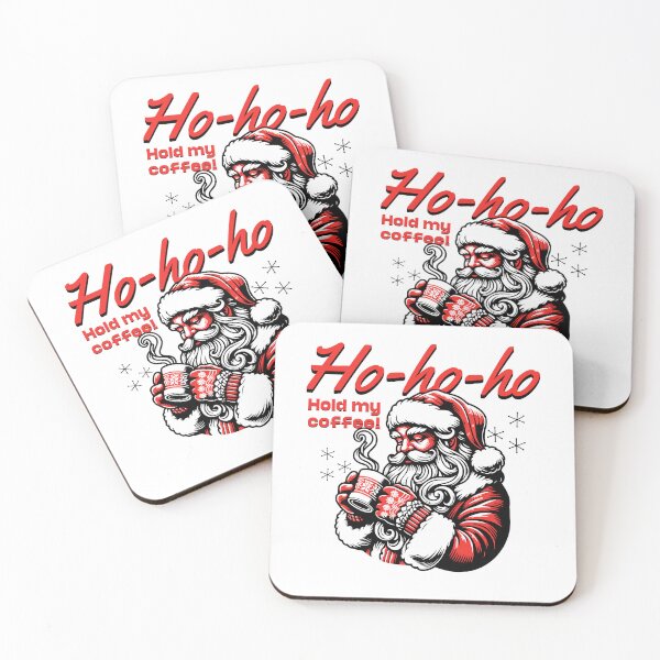 Item preview, Ho Ho Ho Hold My Coffee Santa Claus for Coffee Lovers designed and sold by Jenaxbelle.