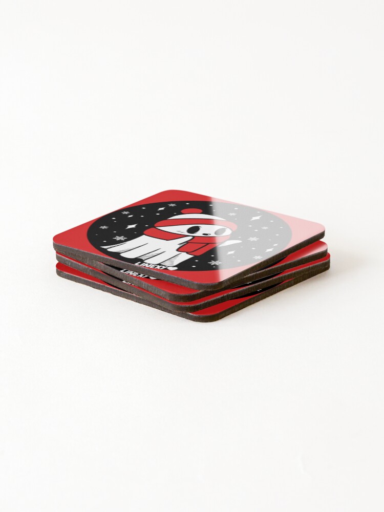 Thumbnail 4 of 5, Coasters (Set of 4), First Snow Ghost designed and sold by Linexy.