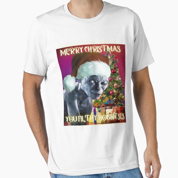 Item preview, MERRY CHRISTMAS YOU FILTHY HOBBITSES designed and sold by Teehawk.