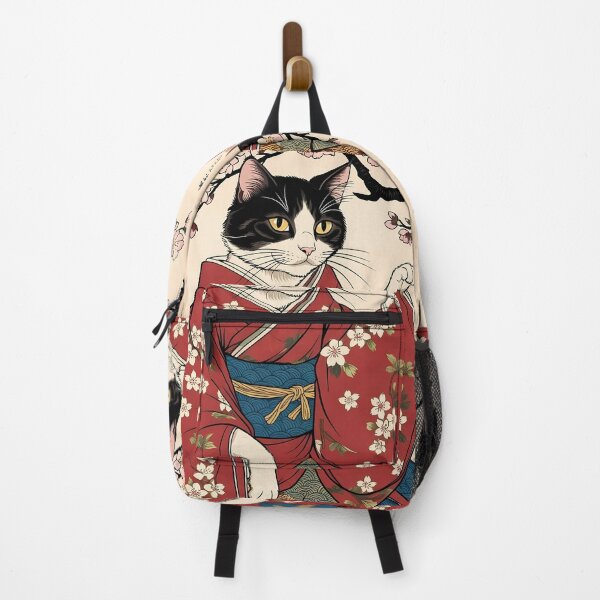 Item preview, Neko Harmony: Retro Japanese Cat Delight for Feline Aficionados designed and sold by Catophile.