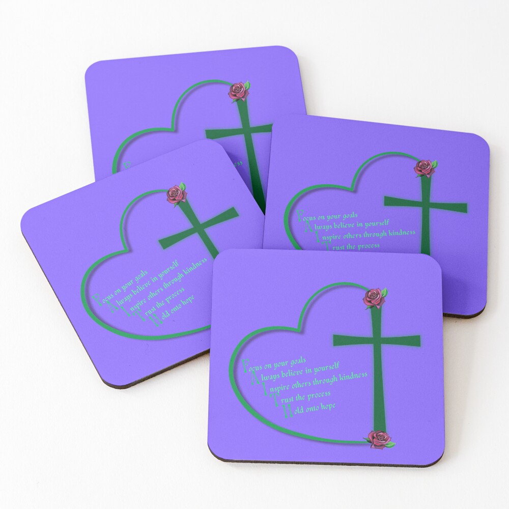 Item preview, Coasters (Set of 4) designed and sold by Awareness4U.