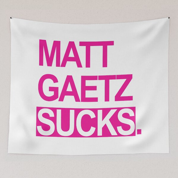 Item preview, Matt Gaetz sucks - hot pink 2.0 designed and sold by Thelittlelord.