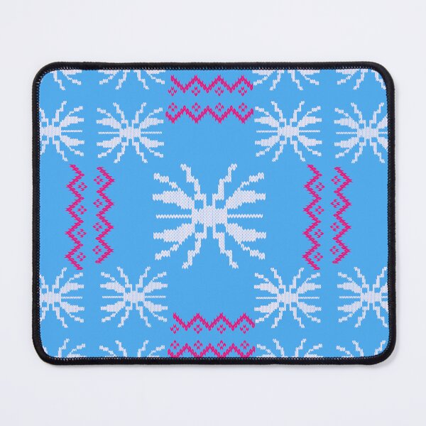 Item preview, Knit Snowflakes Blue Red White designed and sold by Victoria Rose.