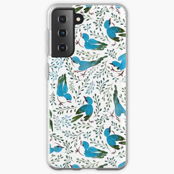 Birds in summer Samsung Galaxy Soft Case