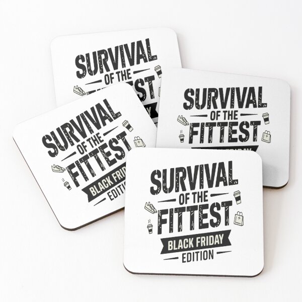 Item preview, Survival of the Fittest- Black Friday Edition designed and sold by Rajasekar.