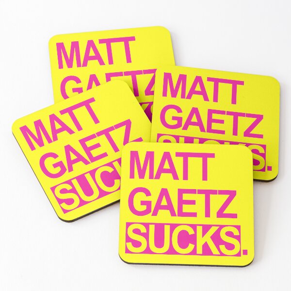 Item preview, Matt Gaetz sucks - hot pink 3.0 designed and sold by Thelittlelord.