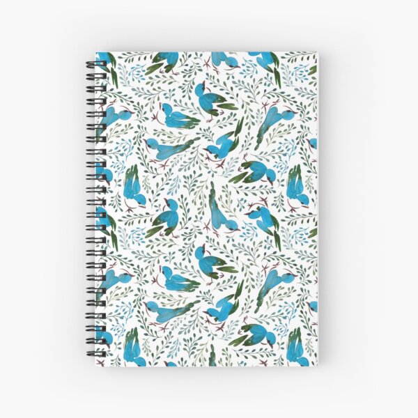 Birds in summer Spiral Notebook