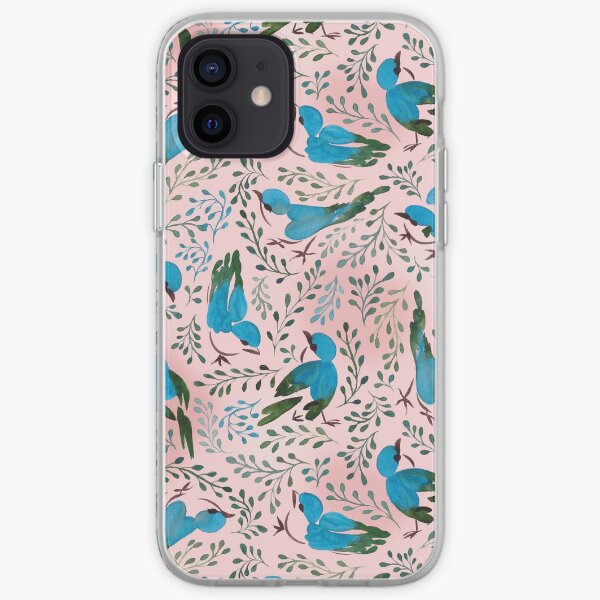 Birds in spring iPhone Soft Case