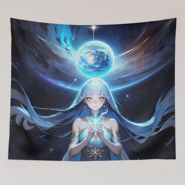 Item preview, The Cosmic Enchantress celestial maiden  designed and sold by ART ATTACK ZONE.