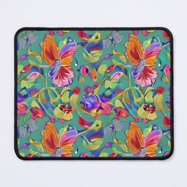 Item preview, Flowers on a green porcelain background designed and sold by ruiztiger70.