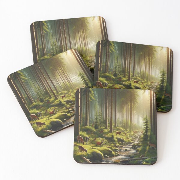 Item preview, Enchanted Forest: A Detailed Journey Through Nature's Majesty designed and sold by VultureXP.