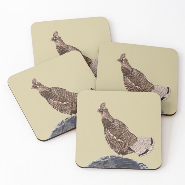 Item preview, Majestic Grouse on a Rocky Perch designed and sold by TheFatTree.