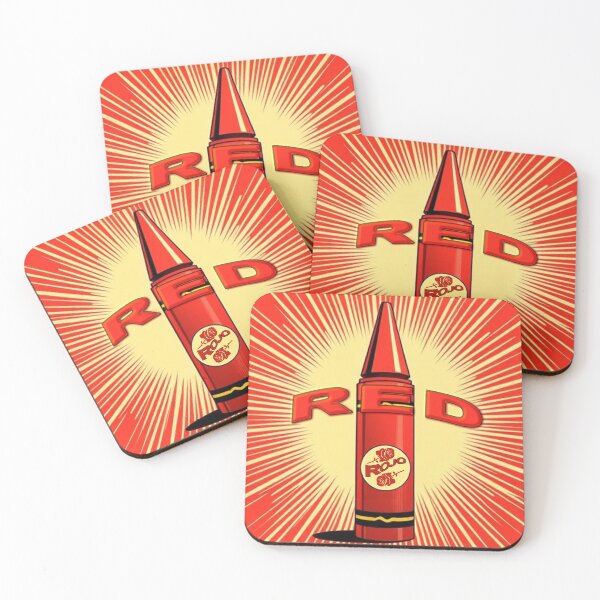 Item preview, Bold Red Crayon Art Print – Vibrant and Striking Design designed and sold by BloodSweatNTers.