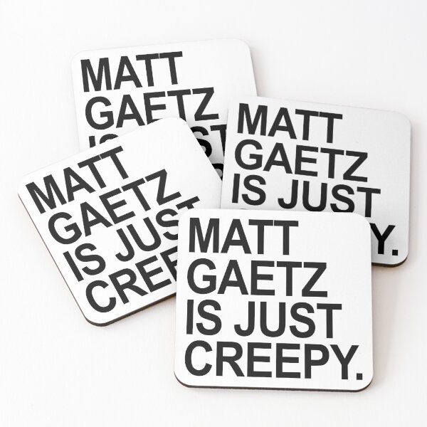 Item preview, Matt Gaetz is just creepy - black designed and sold by Thelittlelord.