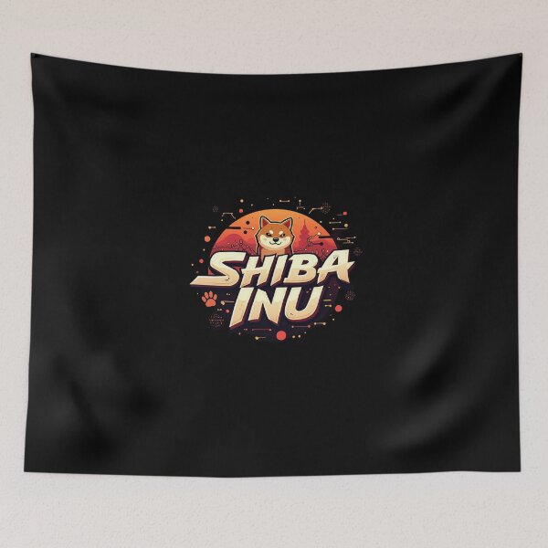 Item preview, Futuristic Shiba Inu Design – Bold Crypto Art designed and sold by EmprendeHoy.