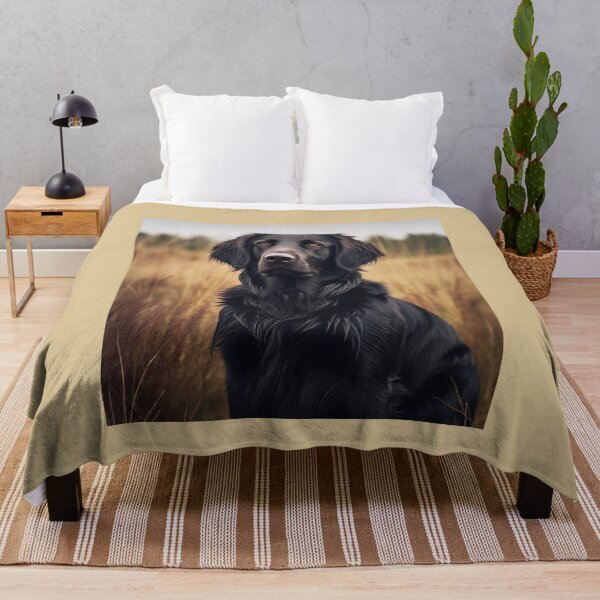 Artikelvorschau, Flat Coated Retriever im Feld entworfen und verkauft von Samuelsboro.