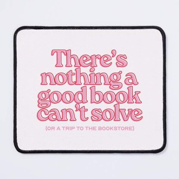 Item preview, There's Nothing A Good Book Can't Solve ( or a trip to the bookstore ) designed and sold by katreadsitshop.