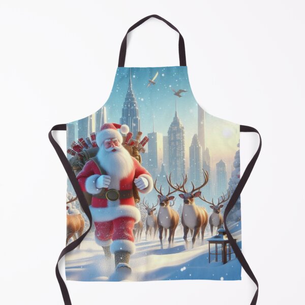 Item preview, Christmas holiday theme Dynamic running action Santa designed and sold by choder61.