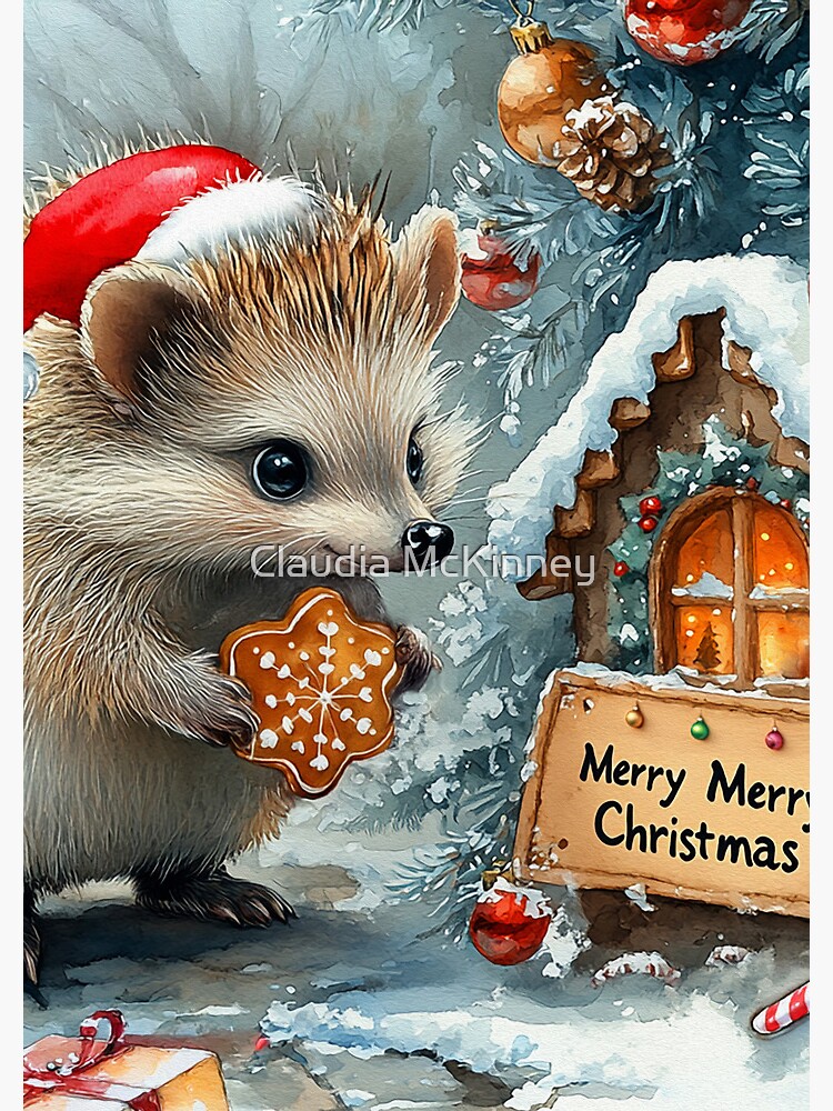 Thumbnail 3 of 3, Journal, Merry Merry Christmas designed and sold by phatpuppyart.