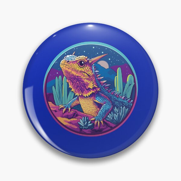 Item preview, Psychedelic Texas Horned Lizard 1 designed and sold by 2CreativeNomads.