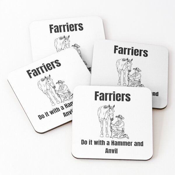Item preview, Farriers Do it with a Hammer and Anvil designed and sold by TeesbyAngela.
